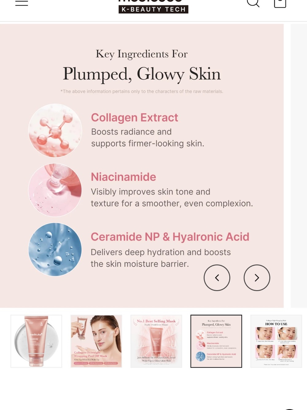 Medicube Collagen Night Wrapping Mask - Picture 3 of 3